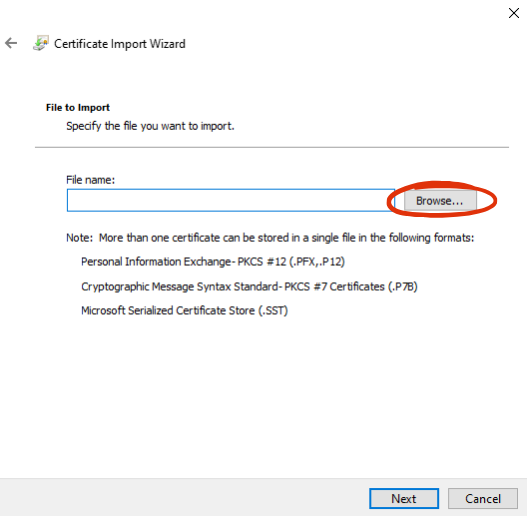 Import SB2 RootCA