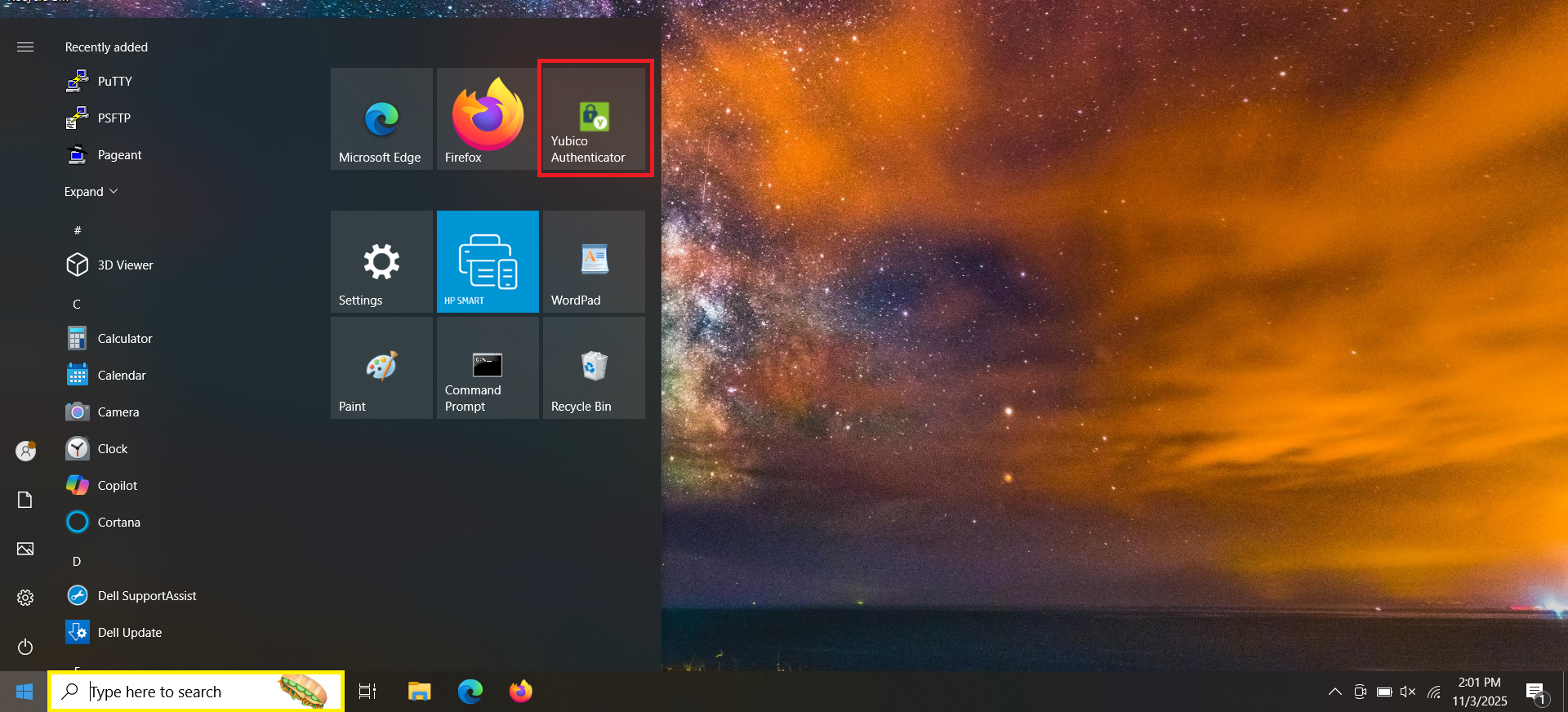 Yubikey Change PIN