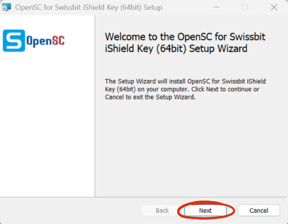 Install Swissbit Minidriver