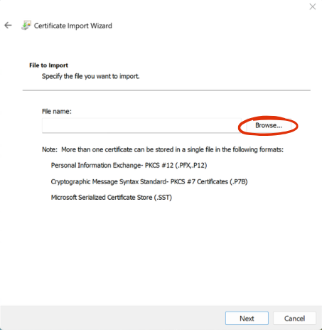 Import SB2 RootCA