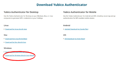 Download Yubico Authenticator