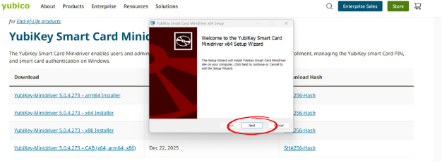 Download Yubikey Minidriver
