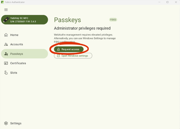 Yubikey Change PIN